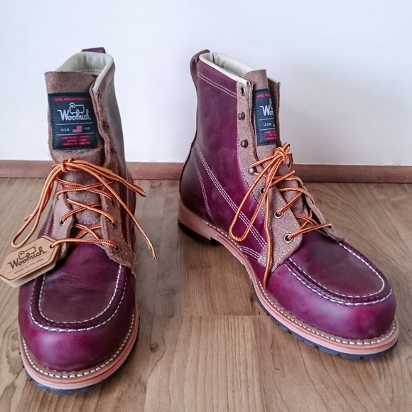 🌟HP🌟🇺🇸 NWT Woolrich Woodsman Boots Made In USA - Picture 2 of 5
